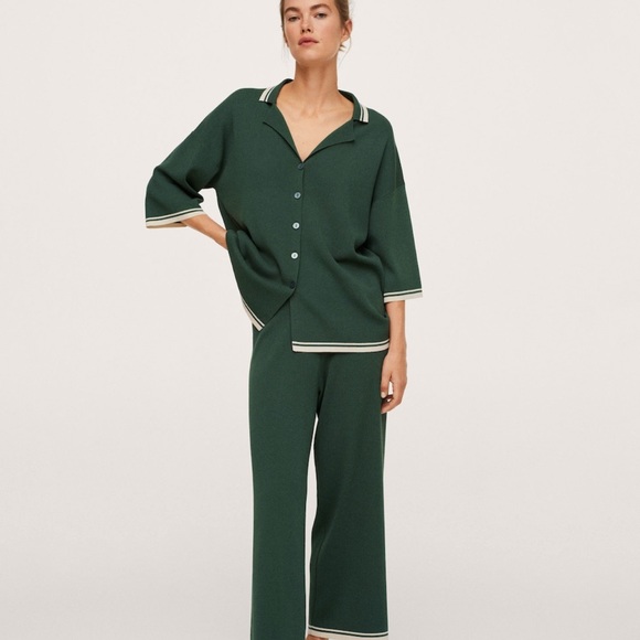 [SOLD] NWT Mango Oversized knitted polo shirt - Picture 4 of 7